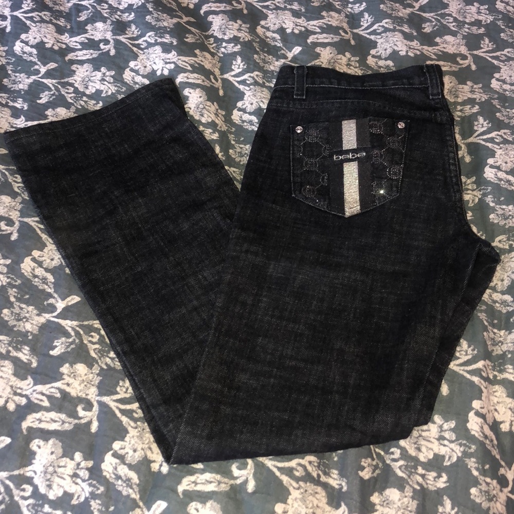 Bebe Premium Rhinestone bootcut 31